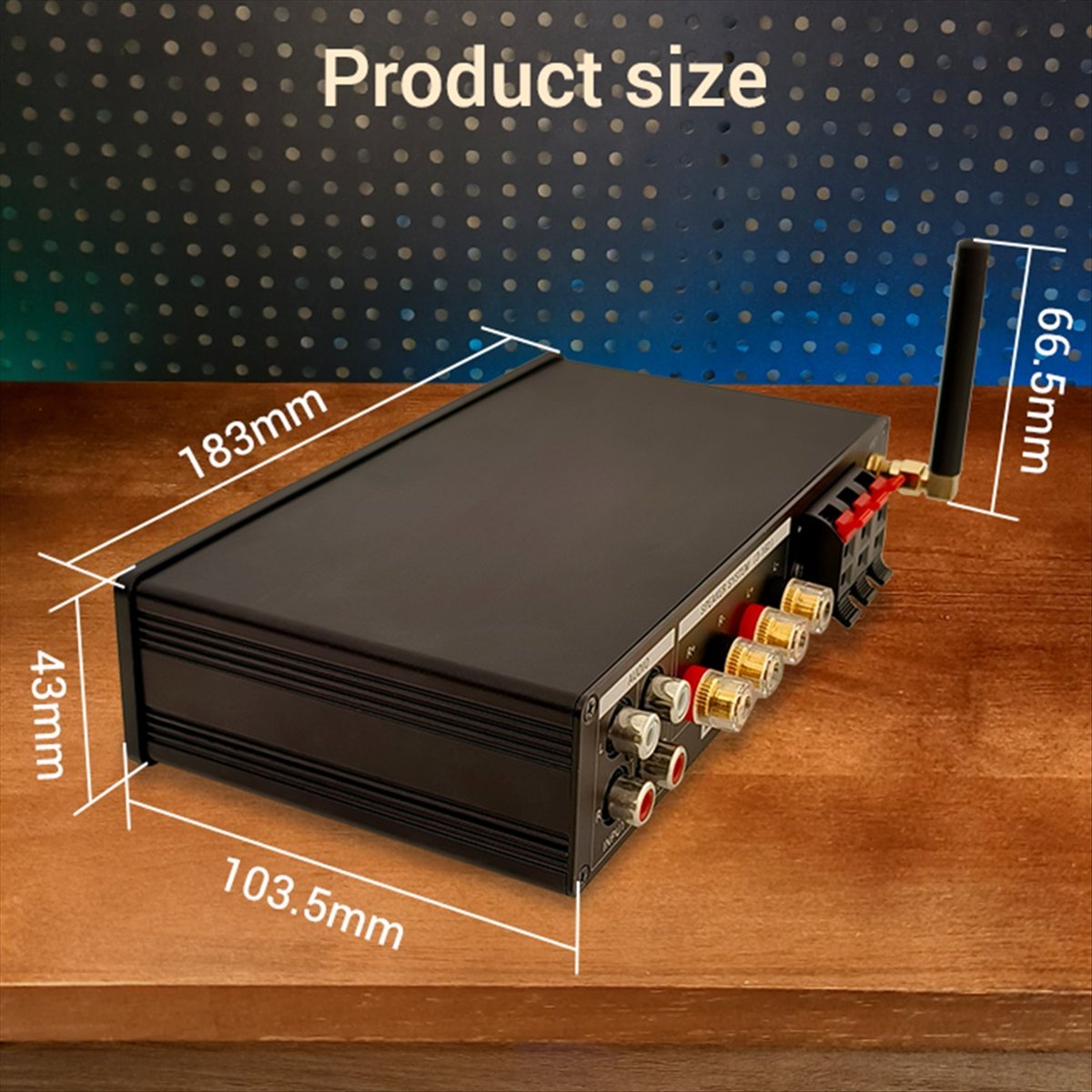Home Cinema Bluetooth 5.1 - Amplificateur de puissance Bluetooth DT77 AS200