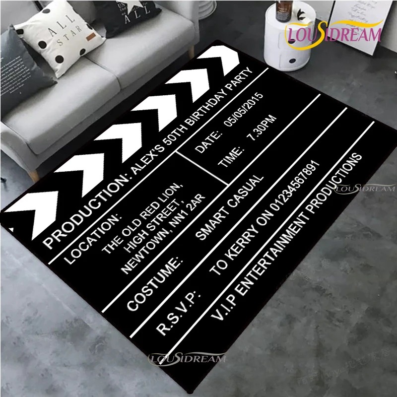 Home Cinema Kids - Tapis de cinéma vintage pour soirée