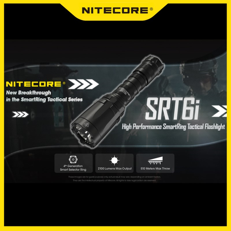 Home Cinema Imax - NITECORE SRT6i Lampe de poche tactique