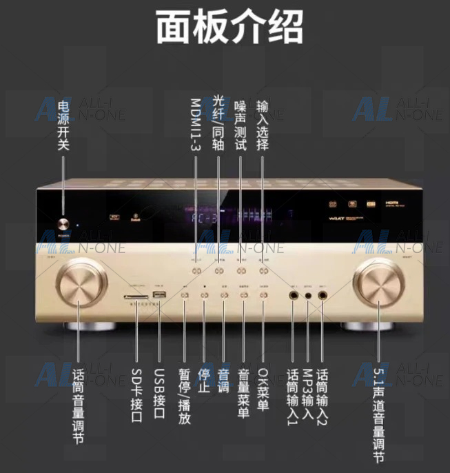 Amplificateur audiophile pour  - Home Cinema Bluetooth 5.1 avis et prix