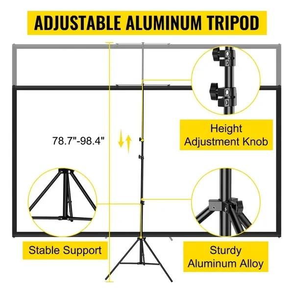 Écran de projection sur trépie - Projector Tripod Stand avis et prix