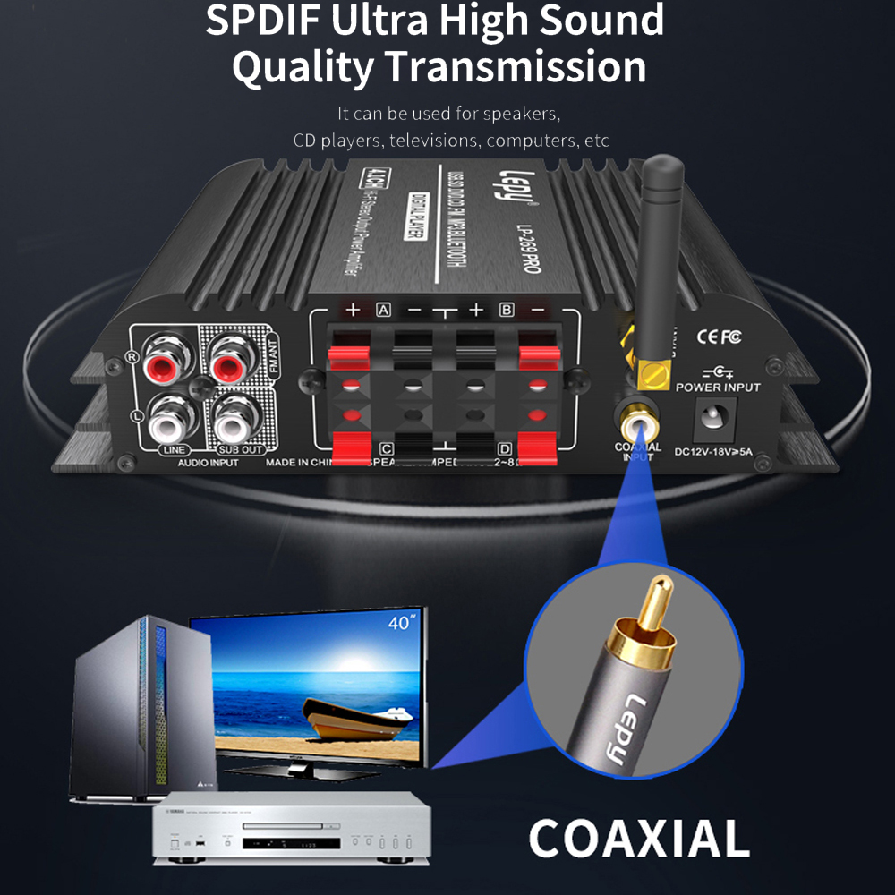 LEPY LP-269PRO amplificateur 4 - Home Cinema Bluetooth 5.1 avis et prix